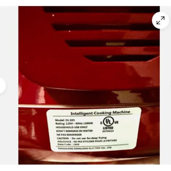 Minhang 6th Generation Robot Meal Cooker Multifunctional Maker DL-001 Red - Picture 8 of 11